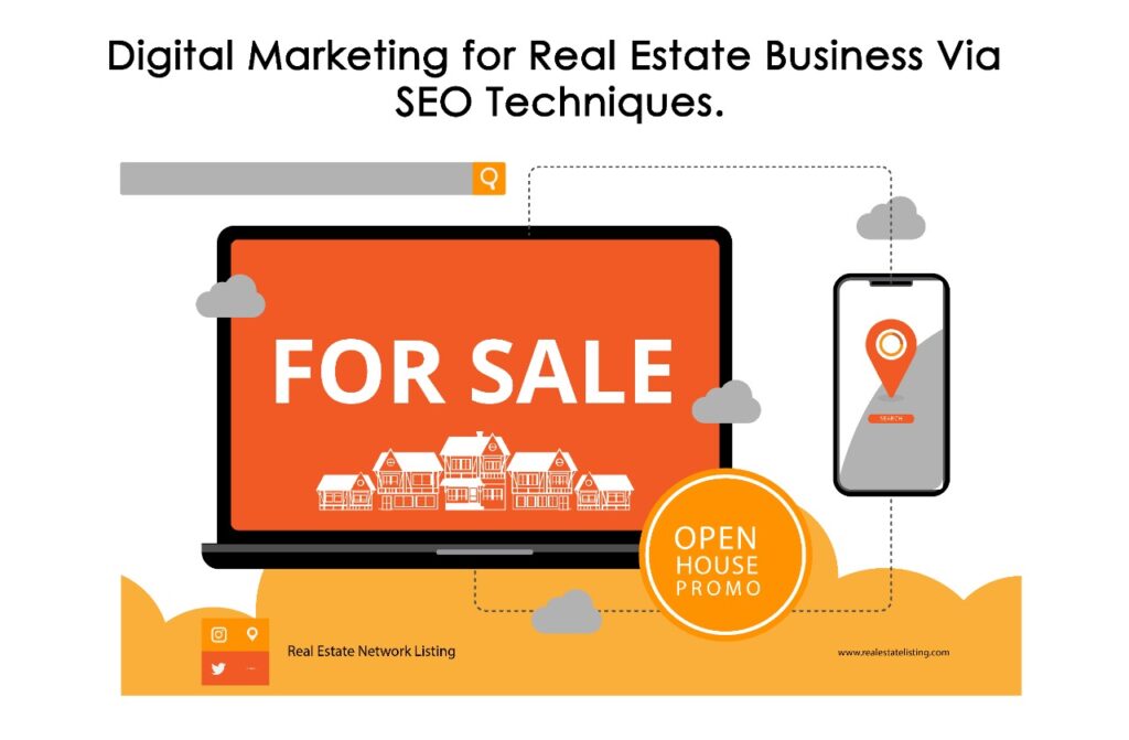 Digital Marketing for Real Estate Business Via SEO Techniques
